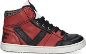 Shoesme Ur21w047 Hoge sneakers - Leren Sneaker - Jongens - Rood - Maat 31