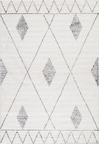 Modern berber-look vloerkleed Taznaxt - crème 5107 - 120x170 cm