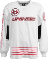 Unihoc Inferno Keepershirt - wit/rood - maat M