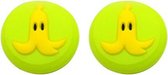 FSW-Products - Thumb grips - 1 Paar = 2 Stuks - Nintendo Switch & Lite - Joystick/Controller Grips - Joy-Con Thumbsticks - Thumbgrips - Switch grips - Mario Party - Groen / Geel - Banaan