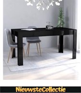 SALE !! SALE!! - Eettafel - Spaanplaat - Hoogglans zwart - Rechthoek - Modern - Design - Eten - Nieuwste Collectie