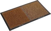 Deurmat Ontsmettingsmiddel Bruin Polyester (45 x 0,8 x 80 cm)