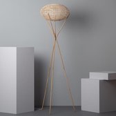 Vloerlamp Ledkia Ronax Rotan 60 W (1650xØ400 mm)