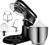 Loft Home® Mixer | Blender | Met mengkom | Elektrisch | 1200W | Inclusief accessoires | Keukenmachine | Keukenmachines | Zwart