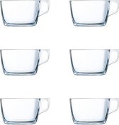 Mokkenset Luminarc Nuevo Transparant Glas (0,5 L) (6 pcs)