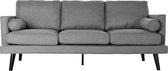 Sofa DKD Home Decor Polyester Donker Grijs (195 x 85 x 85 cm)