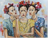 Schilderij DKD Home Decor Canvas Frida (150 x 4 x 120 cm)