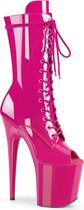 Pleaser Plateau Laarzen -38 Shoes- FLAMINGO-1051 Paaldans schoenen Roze