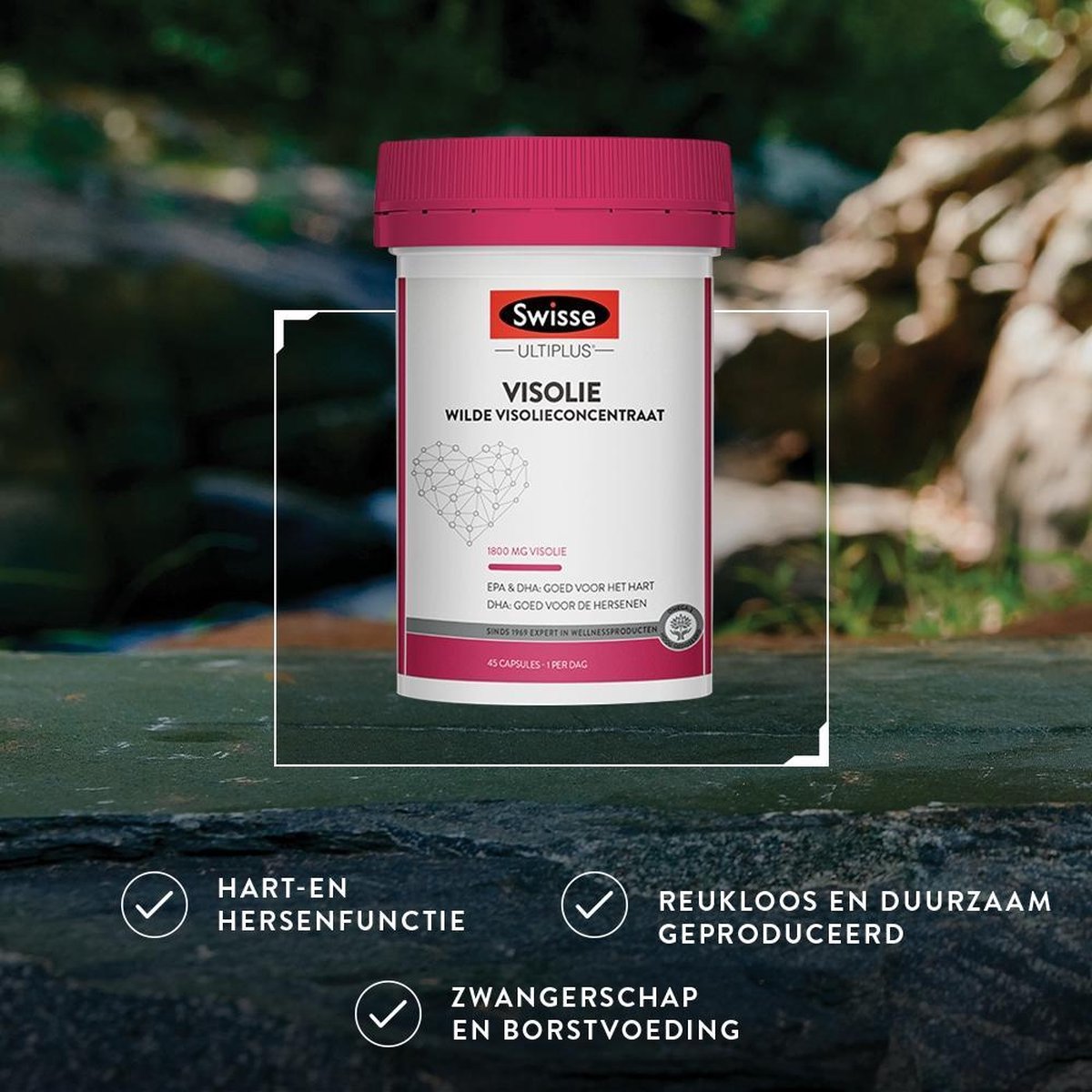 Swisse Wilde Visolieconcentraat Voedingssuplement - 45 capsules | bol.com
