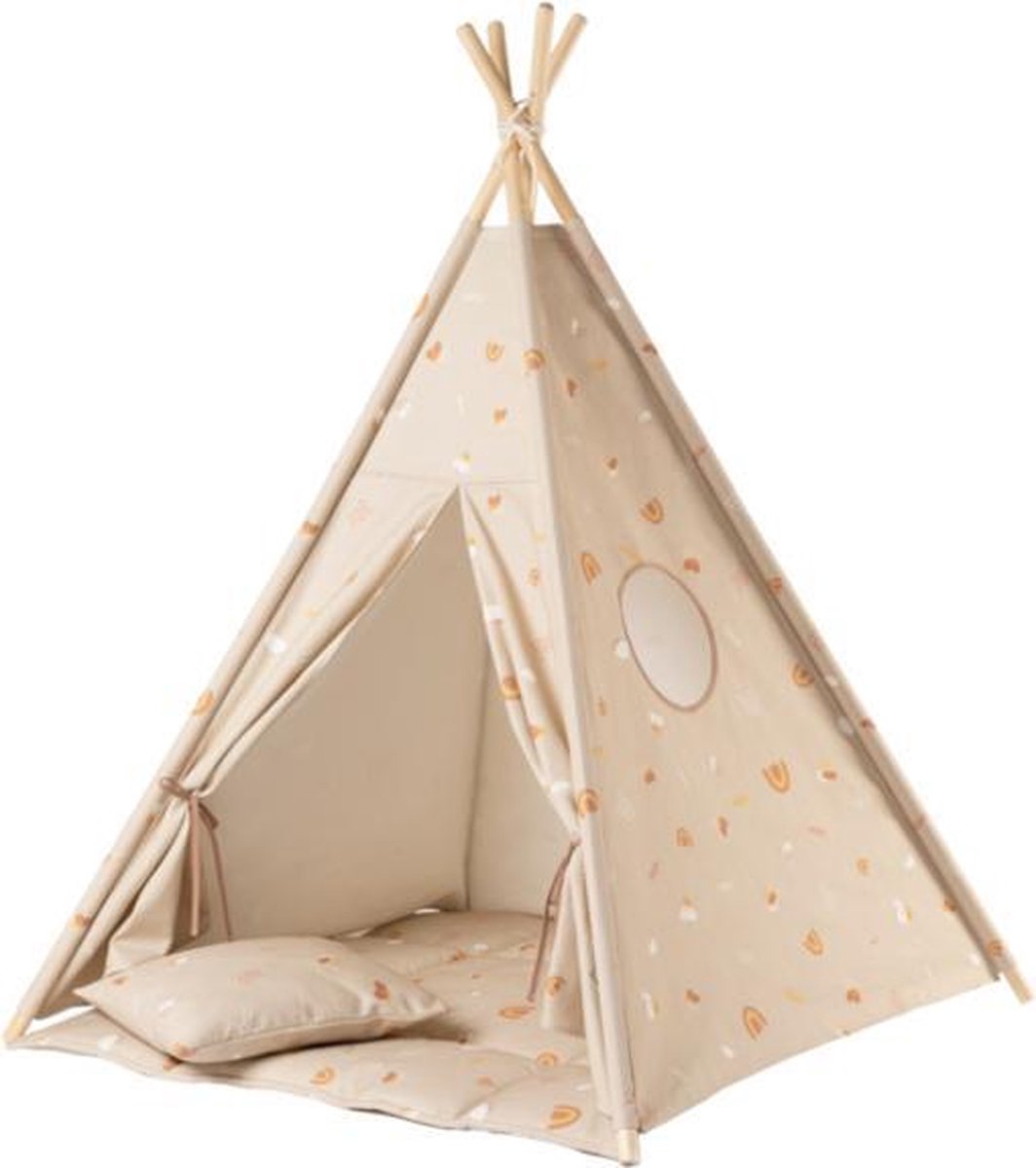 Tipi Tent / Speeltent Kinderkamer Amber Rainbows - Speeltent voor Kinderen  -... | bol.com