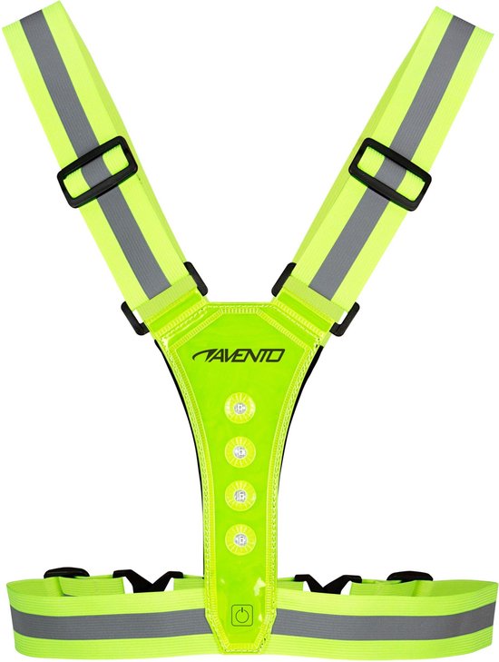 Avento Sport Veiligheidsvest - Oplaadbaar - USB-C - LED