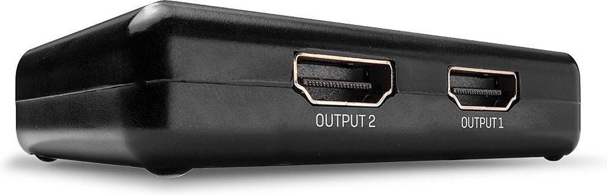 LINDY 38357 2 poorten HDMI-splitter 3840 x 2160 Pixel Zwart