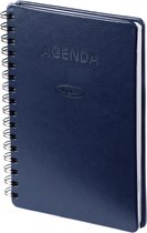 Kalpa Bureau Agenda 2022 - BLAUW - 1 week op 2 pagina's - Hardcover met spiraal - (15cm x 20cm)