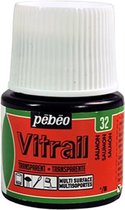 Glasverf - 32 Salmon - Transparant - Pebeo Vitrail - 45 ml