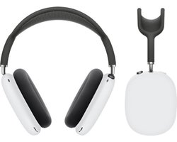 KELERINO. Siliconen Case geschikt voor AirPods Max - Accessoire - Wit