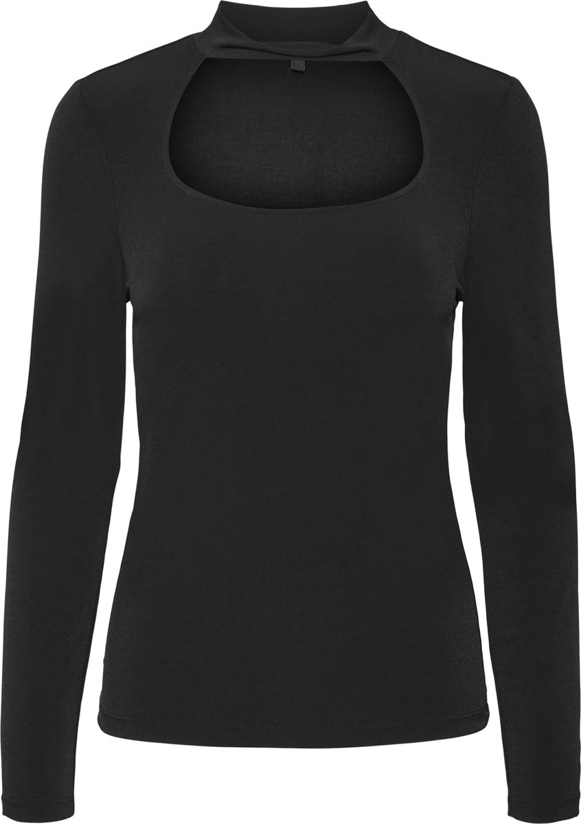 VERO MODA VMCAITLIN LS TOP JRS GA Dames T-shirt  - Maat S