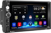 TechU™ Autoradio T126 – 2 Din – 7.0 inch Touchscreen Monitor – FM radio – Wifi & Bluetooth – USB – AUX – SD – Handsfree bellen – GPS Navigatie – Android 8.1