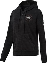 Reebok Ufc Fg Hoodie met ritssluiting Sweatshirt Mannen zwart 2XS