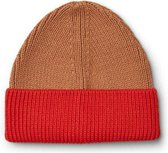 Liewood Ezra Beanie muts Tuscany rose/apple red mix