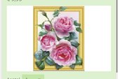 Diamond Painting Roze 3D 20x30 Vierkante Steentjes