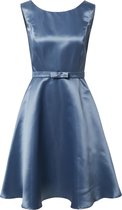 Swing cocktailjurk Smoky Blue-40