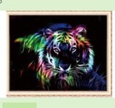 Diamond Painting Leeuw 20x30 Ronde Steentjes