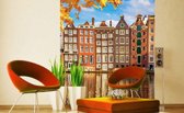Dimex Houses in Amsterdam Vlies Fotobehang 225x250cm 3-banen
