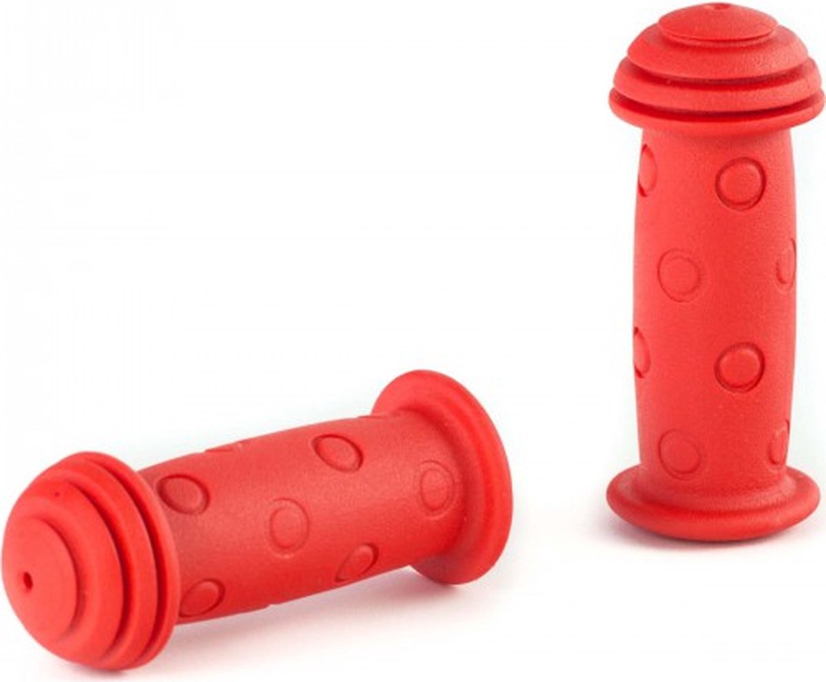 Widek Kinderfiets handvatten - Rood - Veilige grip - 100 mm - Beschermende uiteinden