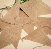 Jute vlaggetjes - slinger - cadeau - cadeau - vlaggenlijn - slinger - verjaardagfeest - feest - kraamkado - baby cadeau - kraamcadeau - meisje - jongen - baby geboorte - babyshouwer - versiering - geboorte