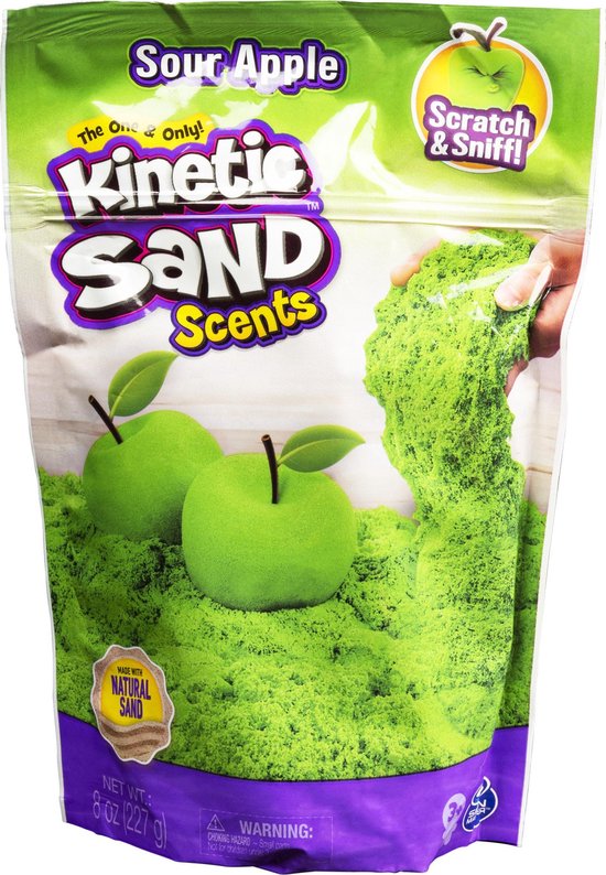 Kinetic Sand Geurend, met de geur van zure groene appels, voor kinderen van 3 jaar en ouder