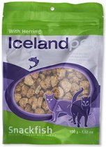 RelaxPets - Icelandpet - Kattensnoepjes - Cat Herring - Vissnoepjes - Haringsmaak- 100 Gram
