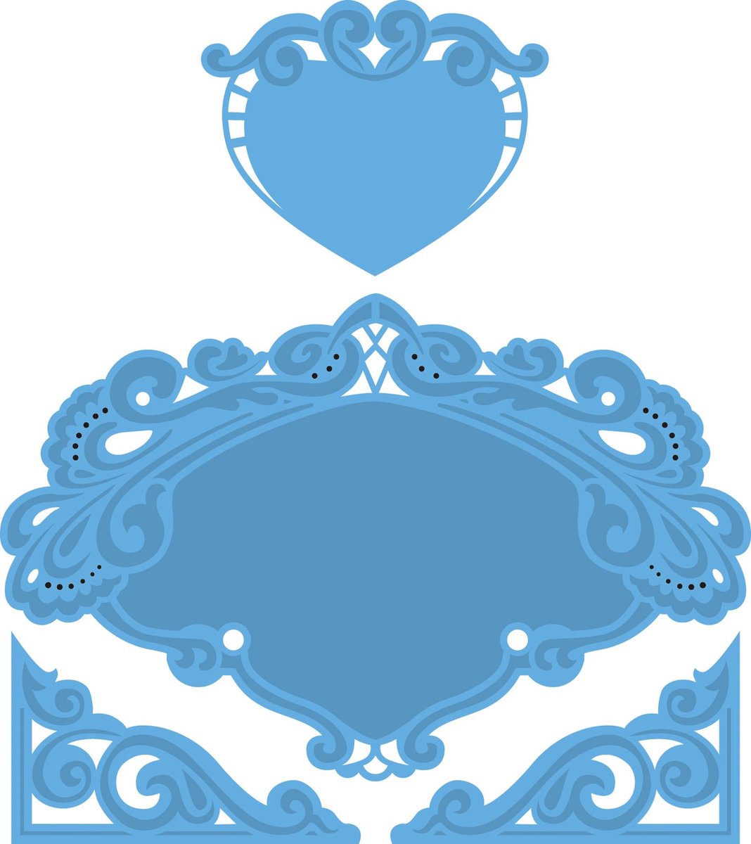 Marianne Design Creatable Mal Petras heart LR0280