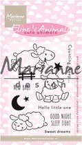 Marianne Design Eline's Clear stamps - Cute animals sheep