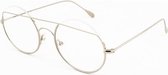 Uniseks Brillenframe Alfred Kerbs LOOPS-PLATA (ø 50 mm)