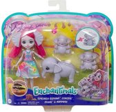 Pop met Huisdier Mattel Enchantimals Sunny Savanna Esmeralda 15 cm