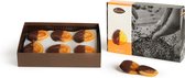 Duva Premium Gedipte Sinas, Sinaasappel Schijven Gedipt in Belgische Pure Chocolade 500g
