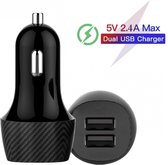 Autolader USB 2 poorten - Snellader - Auto lader Geschikt voor Samsung Galaxy, Apple iPhone, iPad, Oppo, Huawei - Sigarettenaansteker oplader