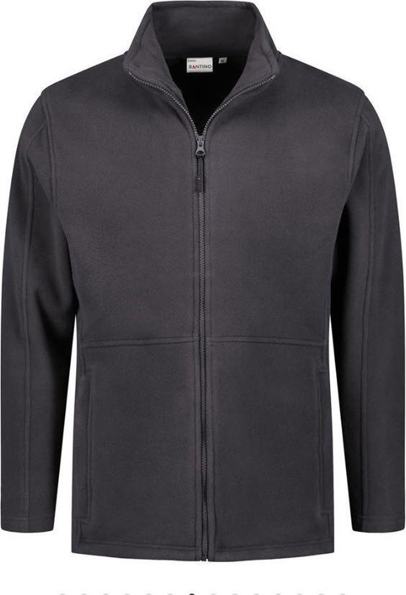 Santino polarfleece jacket Bormio - 200022 - graphite - maat 3XL