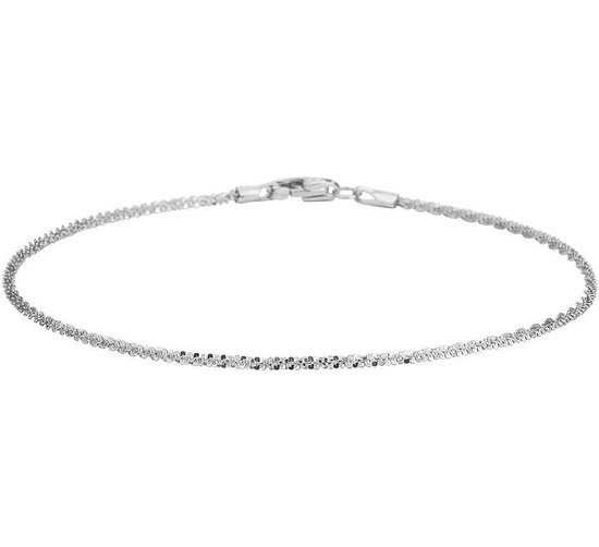 Foto: Huiscollectie armband witgoud getordeerd 1 4 mm 18 cm