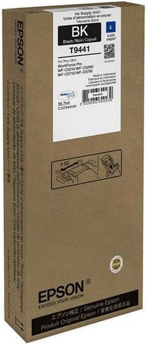 Originele Toner Epson T9441 35,7 ml 3000 pp.