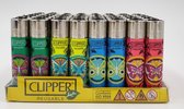 Clipper aansteker Classic  -Thema 'Butterflies 2' - 4 stuks - vuursteen aansteker - Flint