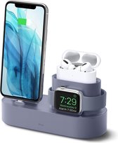 elago CHARGING HUB PRO for iPhone / AirPods Pro / Apple Watch (Lavender Grey)