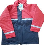 Regenjas / regenparka Seyntex Terranova gevoerd marine/rood 3XL (winterjas)