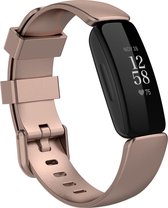 Bandje Voor Fitbit Inspire 2 - Sport Band - Rose Goud (Roze) - Maat: ML - Horlogebandje, Armband