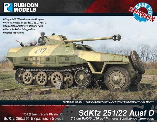 Afbeelding van het spel SdKfz 251/22 Ausf D (upgrade kit)