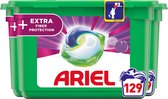 Dosettes de détergent Ariel tout en 1 + protection des fibres - 3x43 lavages - Pack économique