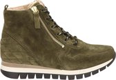 Gabor Vrouwen Suède Lage sneakers / Damesschoenen  76.455 - Groen - Maat 42