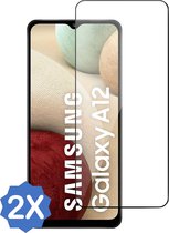 Screenprotector geschikt voor Samsung Galaxy A12 - Beschermglas Screen Protector Glas - 2 Stuks