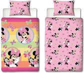 Minnie Mouse dekbedovertrek - roze - Minnie Mouse dekbed eenpersoons