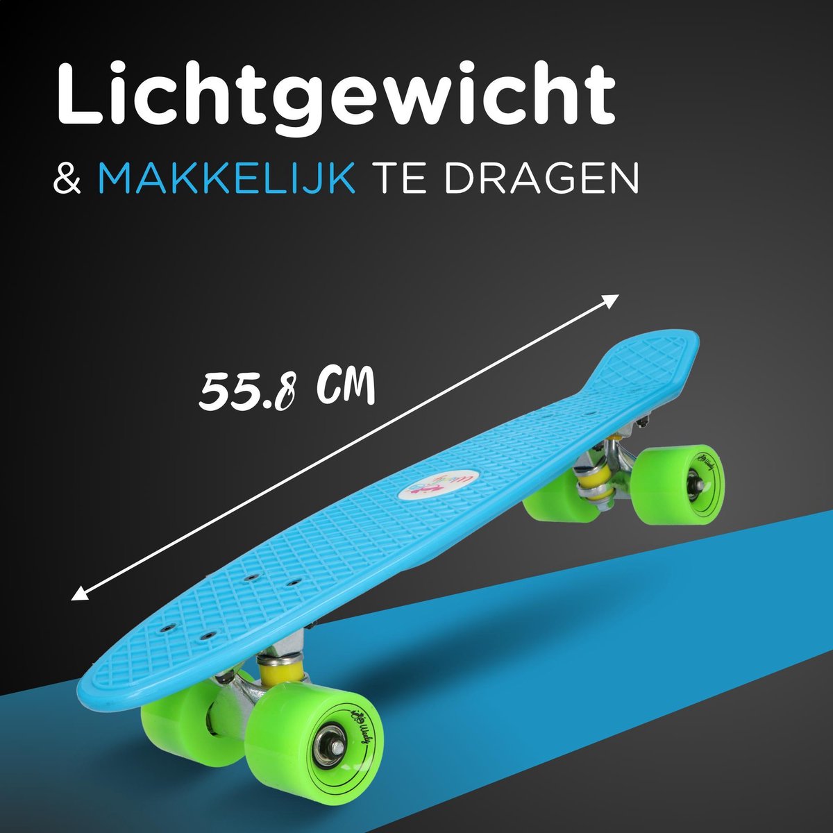 Weely® Skateboard Inclusief Tas & Skate Tool – Skateboard Jongens – Skateboard Meisjes – Skateboard Volwassenen – Penny Board — afbeelding 6